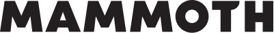 Mammoth logo - black version